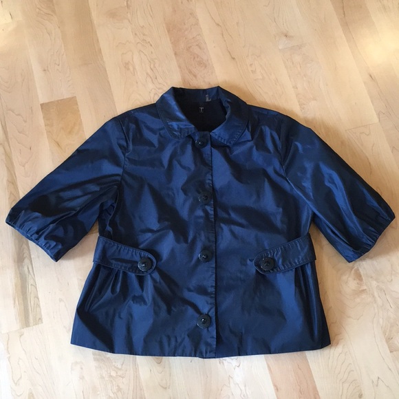 T Tahari Formal Navy Short Sleeve Jacket - Picture 1 of 15